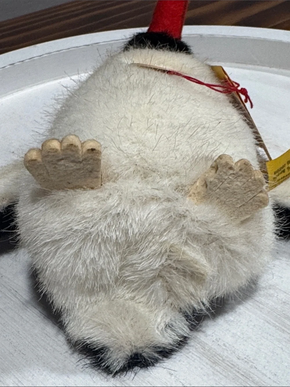 Vintage Steiff “Peggy” Plush Penguin - White, Black & Red - 2505/12 ALL TAGS